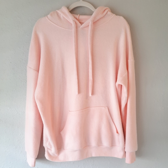 Blush Pink Cloud Cotton Hoodie 
